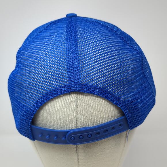 I Spend All My Money On Booze Snapback Rope Trucker Hat Blue One Size - Picture 6 of 9